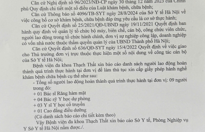 Thư mời chào giá số 1464